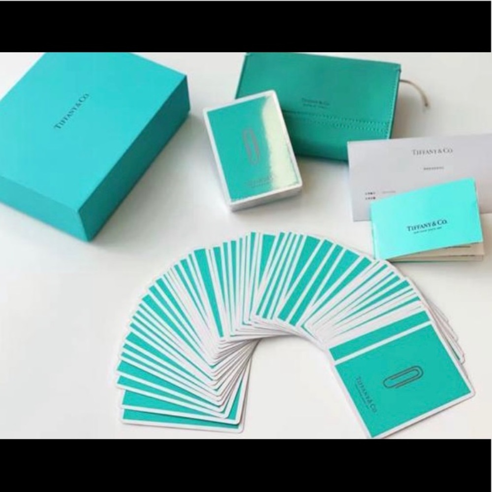 New 2020 Tiffany and co cards with leather holder